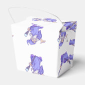 Magische lila Zauberkünstlerin Geschenkschachtel (Rückseite)