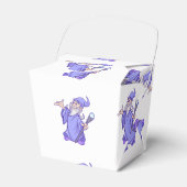 Magische lila Zauberkünstlerin Geschenkschachtel (Vorderseite)