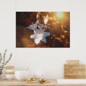 Magische Lilien Poster (Küche)