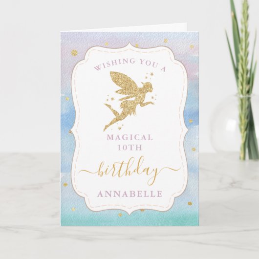 Magische Mädchen jeden Geburtstag Karte (Vorderseite)