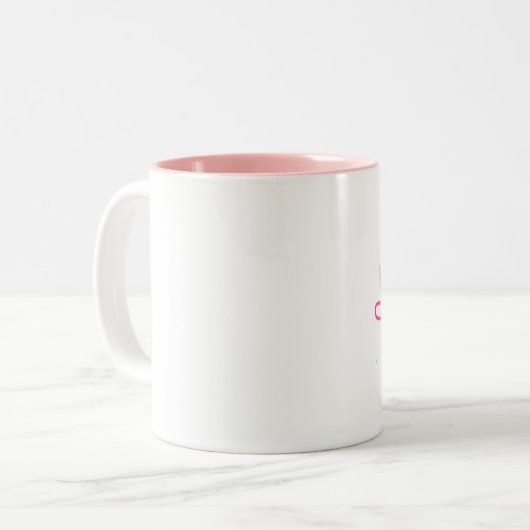 Magische Mädchen-Tasse Zweifarbige Tasse (Vorderseite Links)