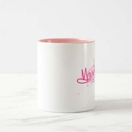 Magische Mädchen-Tasse Zweifarbige Tasse (Mittel)