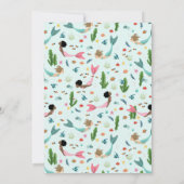 Magische Mädchen unter der Meerjungfrau 5. Geburts Einladung (Rückseite)