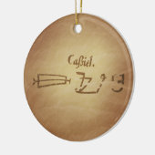 Magische Magie-Siegel-Engel-Kassielschutz-Magie-Ch Keramikornament (Links)