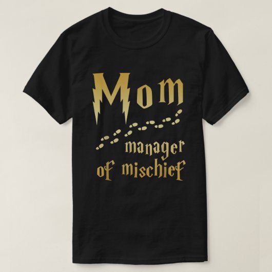 Magische Mama, Manager von Mischief T-Shirt (Design vorne)