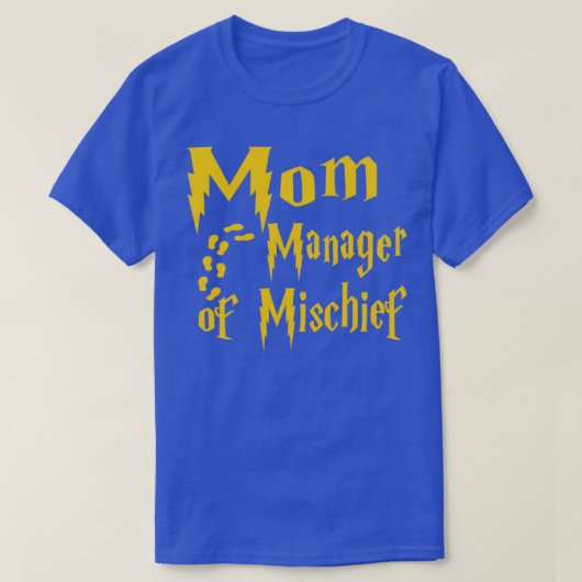 Magische Mama Shirt Potter Mama Shirt Manager des (Design vorne)