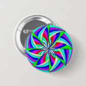 Magische Mandala Button (Vorne & Hinten)