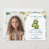 Magische Märchen 4. Geburtstagsfeier Party Einladung (Vorderseite)