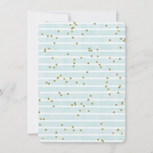 Magische Märchen-Dragon-Babydusche Einladung (Rückseite)