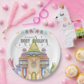 Magische Märchen-Dragon-Babydusche Pappteller (Party)