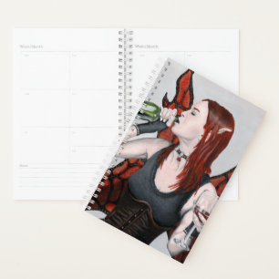 Magische Märchen Drinks Wein Fantasy Art Planner Planer
