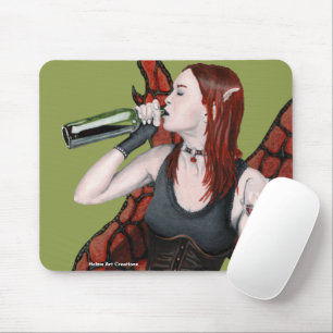Magische Märchen Drinks Weinfantasie Art Mouse Pad Mousepad