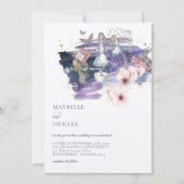 Magische Märchen-Storybook Hochzeit in Wunderland Einladung (Vorderseite)