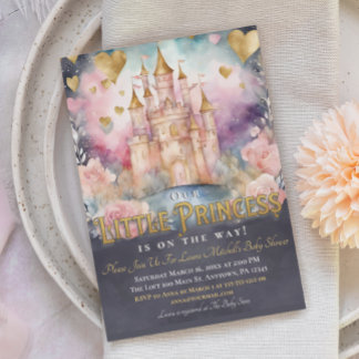 Magische Märchendusche Princess Sprinkle Einladung