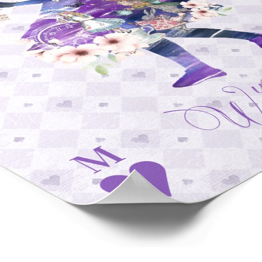 Magische Märchengeschichte Storybook-Alice im Wund Poster (Ecke)