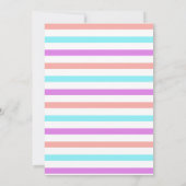 Magische, märchenhafte Geschichte, Einhorn, Geburt Einladung (Rückseite)