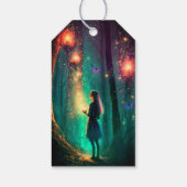 Magische Märchenprinzessin Fantasy Pixie Staub Geschenkanhänger (Rückseite)