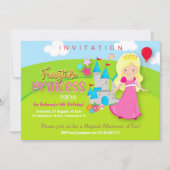 Magische Märchenprinzessin Geburtstagsparty Einladung (Vorderseite)