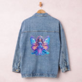 Magische Märchenprinzessin mit glühender Butterfly Jeansjacke (Hangar)