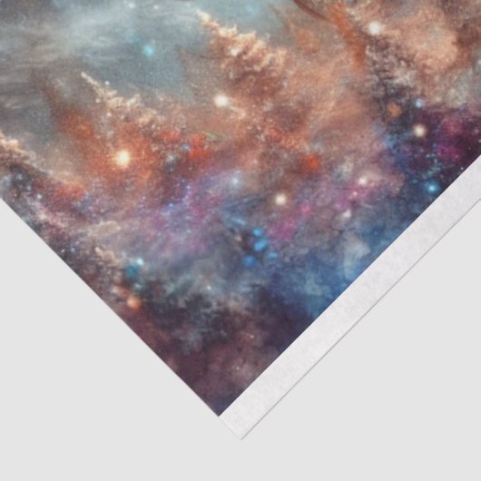 Magische Mechanische Red Panda Reise Decoupage Seidenpapier (Ausschnitt)