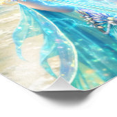 Magische Meeres-Göttin – Ozean Fantasy Poster (Ecke)