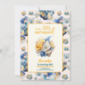 Magische Meerjungfrau 1. Geburtstag Party Einladung (Vorderseite)