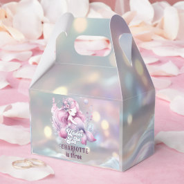 Magische Meerjungfrau-Geburtstagsparty für Kinder Geschenkschachtel