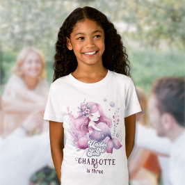 Magische Meerjungfrau-Geburtstagsparty für Kinder T-Shirt