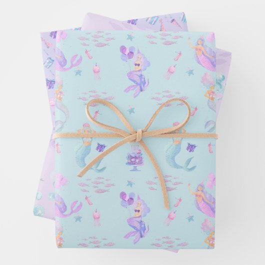 Magische Meerjungfrau Geschenkpapier Set (Beispiel)