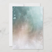 Magische Meerjungfrau Mädchen zum Geburtstag Einladung (Rückseite)