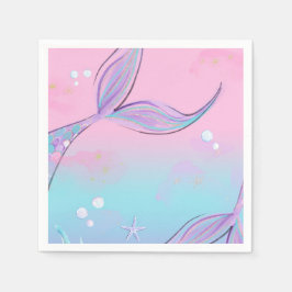 Magische Meerjungfrau Schwanz Party Napkins Serviette