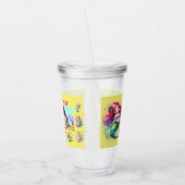 Magische Meerjungfrau unter dem Kindergeburtstag Acryltrinkbecher (Links)