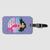 Magische Meerjungfrau unter dem Meer Geburtstag Gepäckanhänger (Vorderseite (Horizontal))
