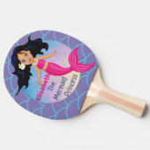 Magische Meerjungfrau unter dem Meer Geburtstag Tischtennis Schläger (Seitenansicht)