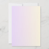 Magische Meerjungfrau unter dem Meer Mädchen Gebur Einladung (Rückseite)