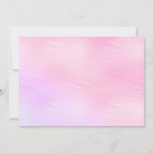 Magische Meerjungfrau zum 10. Geburtstag unter dem Einladung (Rückseite)