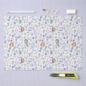 Magische Meerjungfrauen Moderne Wasserfarbe Seidenpapier (Handwerk)