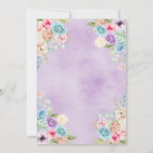 Magische Mehlspeise Geburtstag Einladung (Rückseite)