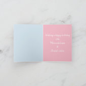 Magische Mermaid Geburtstagskarte Karte (Innenseite)