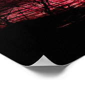 Magische Mermaid Moon Poster Print (Ecke)