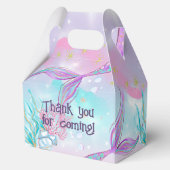 Magische Mermaid-Schwanz Themed Party-Box Geschenkschachtel (Rückseite)