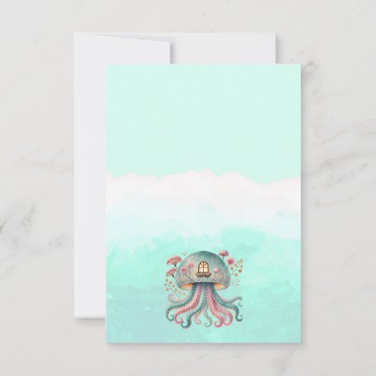 Magische Mermaid Twins: Danke Karte (Rückseite)