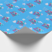 Magische Mermaid-Wrapping Paper Roll Geschenkpapier (Ecke)