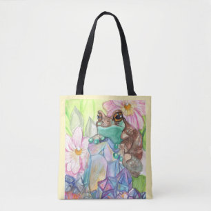 Magische Milchfrosch-Aquarellkunst Tasche
