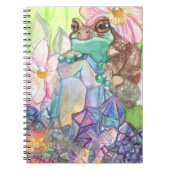 Magische Milchfrösche Wasserfarbe Notizblock (Vorderseite)