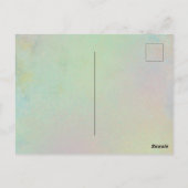 Magische Milchfrösche Wasserfarbe Postkarte (Rückseite)