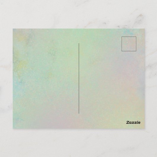 Magische Milchfrösche Wasserfarbe Postkarte (Rückseite)