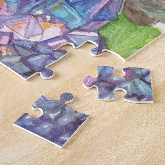 Magische Milchfrösche Wasserfarbe Puzzle (Seite)