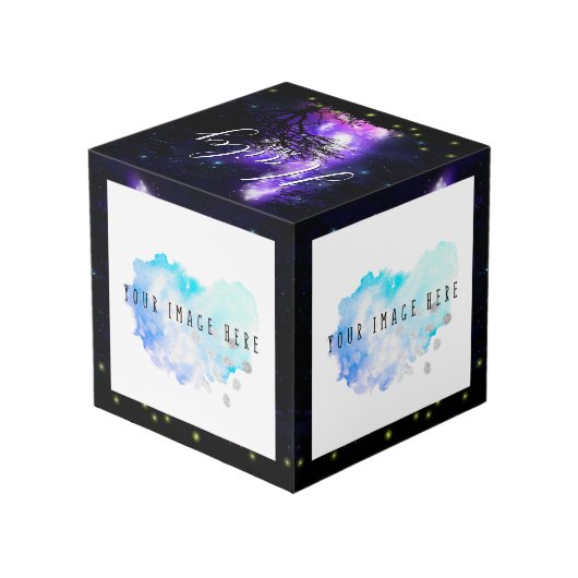 Magische Milchstraße Cube Würfel (Rückseite Schrägansicht)