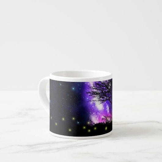 Magische Milchstraße Espresso Cup Espressotasse (Vorderseite Links)